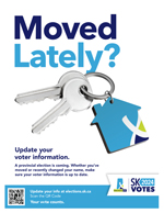 Ad with set of keys and headline of "Moved Lately?"